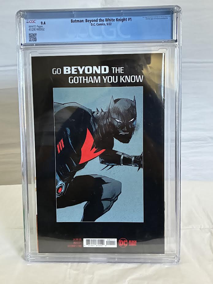 Batman Beyond White Knight #1 CGC 9.4 NM White Pages DC Black Label 2022