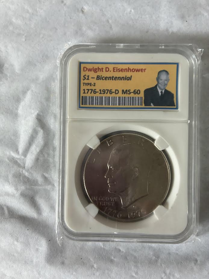 Dwight Eisenhower Dollars celebrating Bicentennial 1776-1976