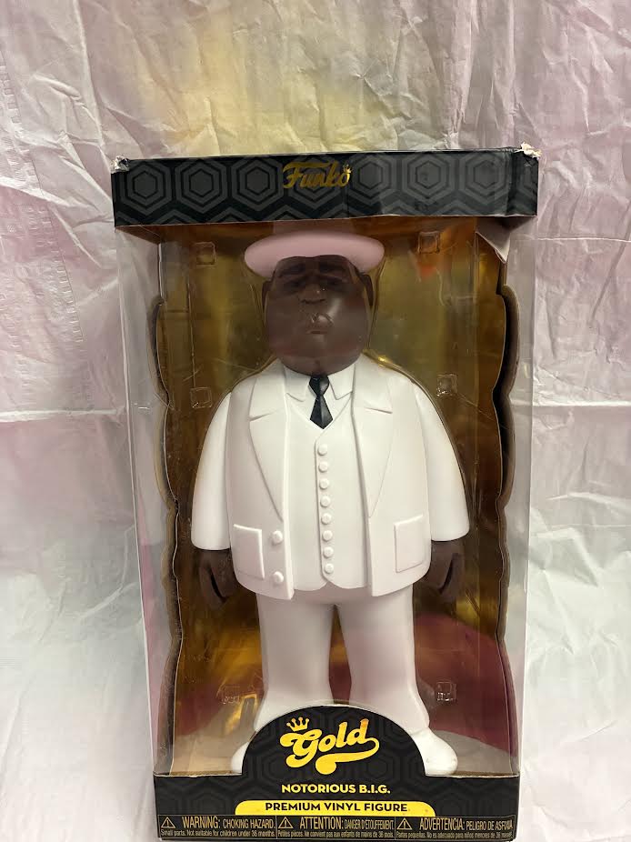 Funko Gold Notorious B.I.G. Premium Vinyl Figure in original box