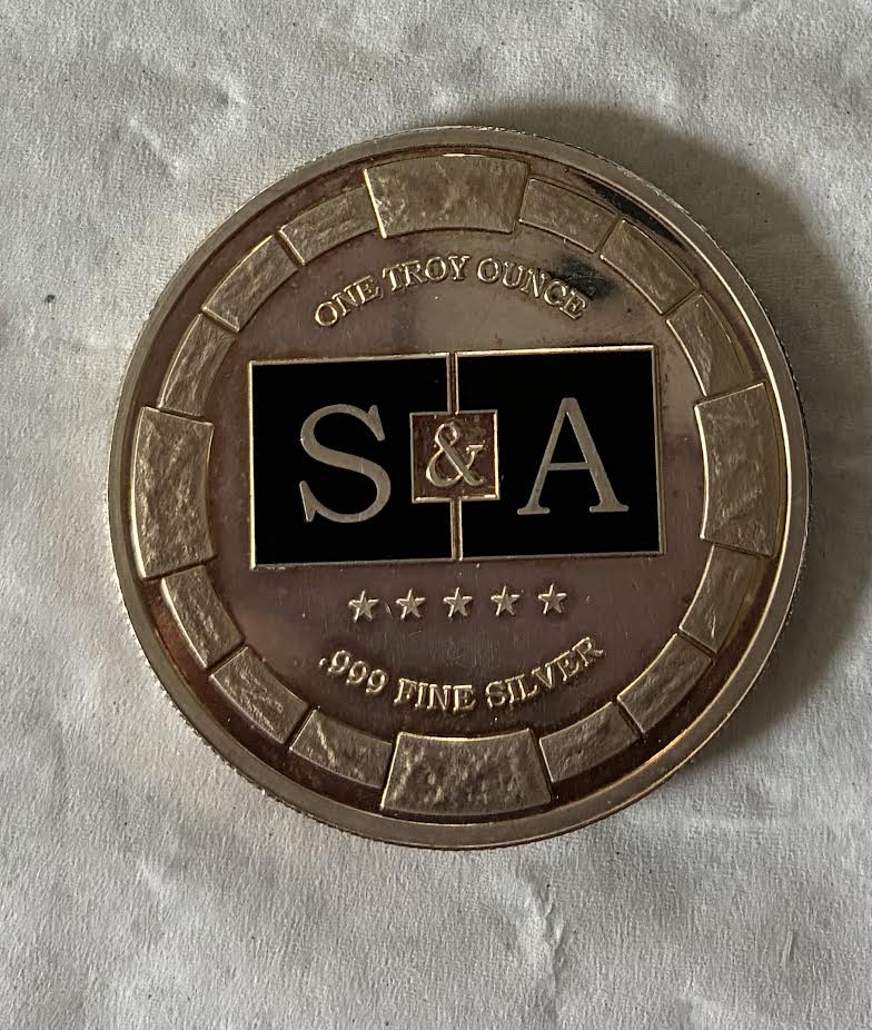 2014 Stansberry & Associates Investment Research Coin 1 Troy oz .999 Silver