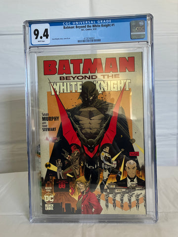 Batman Beyond White Knight #1 CGC 9.4 NM White Pages DC Black Label 2022