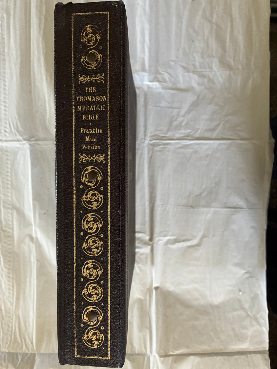 Vintage 1970 Franklin Mint Thomason Medallic Bible Complete Bronze Medallion Set w/ Album – 60 Medals