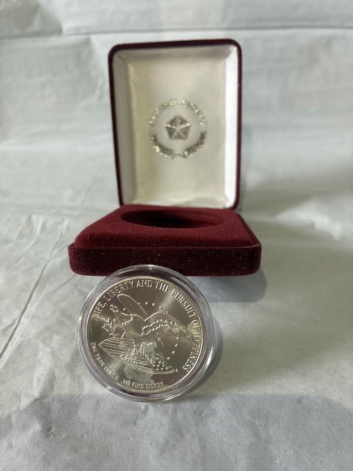 .999 Fine Silver Bill of Rights 1 Troy Ounce Commemorative Coin